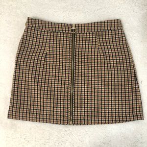Plaid skirt